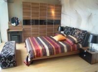Light walnut bedroom furniture