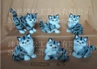 Sell Lovely cats figurines set Small decoration and figurines Handwork