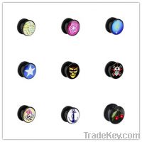 Body Piercing Jewelry Acrylic Flesh Tunnel Screw Fit Ear Plug