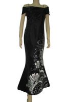 Sell fashion embroidered dress for ladies
