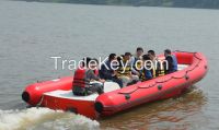 Inflatable fishing boat RIB