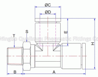 Sell stainless steel push in fitting