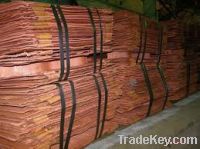 Copper Cathode  99.99% Pure, 100 Metric Tons ready for shipment