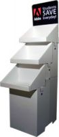 stand display, pop display, floor display, paper products, store shelf