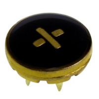 Sell 0140034 "X" LOGO PRONG SNAP CAP WITH ENAMEL FILLED AND EPOXY