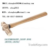 Sell Non-sparking safety ball pein brass hammer