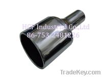 101 Oval Rolled Slanted Single Wall Exhaust Tip Tail Pipe