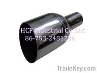Round Slanted Single Wall Exhaust Tip Tail Pipe