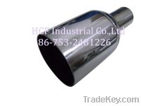 101 Flat Round Single Wall Exhaust Tip Tail Pipe