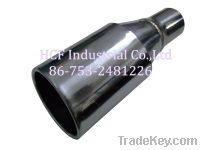 89 Oval Rolled Slanted Single Wall Exhaust Tip Tail Pipe