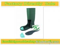 High quality steel toe pvc safety rain boots .pvc gumboots pvc boots .