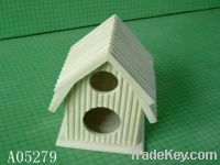 Sell unfinished wood bird nest