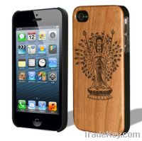 Sell Real Wood Wooden Bamboo Case Cover for IPhone