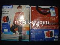 Boy's Long Sleeve T-Shirts with Trousers