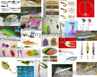 Sell fishing lure, artifical lures, hard lure, soft lure, fishing baits