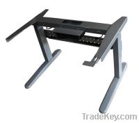 Sit and stand height adjustable desk