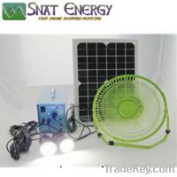 10W Solar home use lighting system