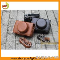 Sell Wholesale New PU Leather Camera Case Bag Cover With Strap for Panasoni