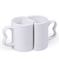 Sell good ceramic white mugs lover cups