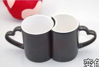 Sell heat transfer DIY unique design ceramic beer cups