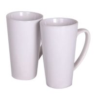 Sell 17oz big size cone sublimation priting white mugs