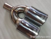 Sell Auto Exhaust Pipe Chrom Flat Tips