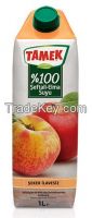 100% peach apple juice
