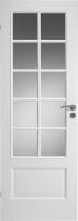 glass inserts Bathroom entry wooden stile and rail door