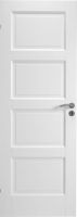 White painted Stile and rail wooden door with 4 panel