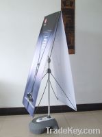 Outdoor X Banner, X Display Stand