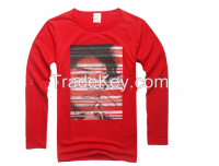 Custom Lycra Sublimation Printing Dry Fit Long Sleeve T-shirt