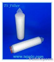 Sell 0.22 micron PES pleated filter cartridge for wine/beverage/juice/drink
