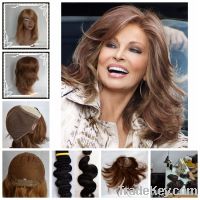 Sell Cheap 100% human hair lace front wigs