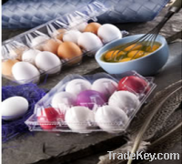 Egg packing plastic carton