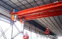 10 ton Double Girder Overhead Grab Crane