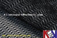 Weft insert knitted coated fusible interlining for suits