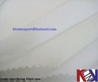 Resin finish polyester woven fusible interlining LDPE coat for cap waistband