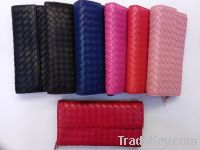 Sell leather wallet manufacturersupply handmade long wallets