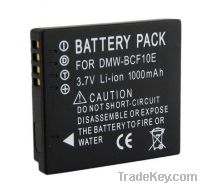 Replacement digital camera battery for DMW-BCF10E DMW-BCF10 BCF10E