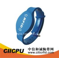 Sell RFID Silicone bracelet/wristband(Buckle) Blue