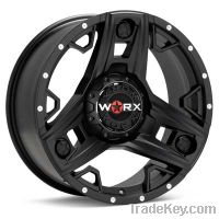 WORX801 Triad(Black w/Spot Milling) Wheels