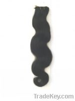 Sell top quality indian remy human hair weft, hair weaving