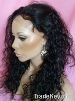 Sell natural virgin human hair wig