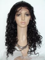 Sell african style human hair lace wig