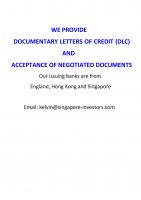 Providers for Documentary Letter of Credit