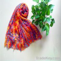 Sell Wholesale Light Weight Small Floral Printed Scarves