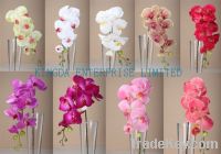 sell artificial flower-Long stem high copy plastic butterfly orchid 8p