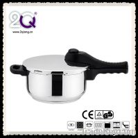 Sell stainless steel pressure cooker with polish surface.