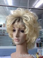 Sell European American fashion short wigs synthetic top quality