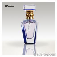 New design crystal perfume bottle, manual polished.